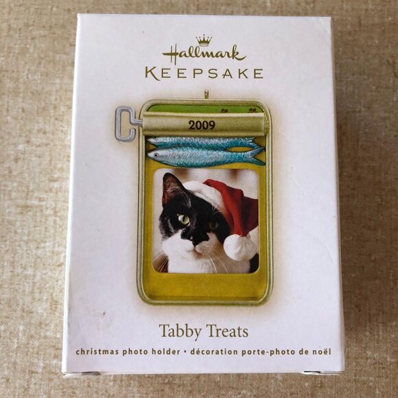 2009 Hallmark Keepsake "Tabby Treats" Photo Ornament, New in Box, 3.5"x2.25" - Picture 6 of 11